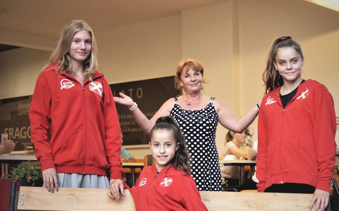 Kunstturnerinnen des SV Gymnastics Gänserndorf