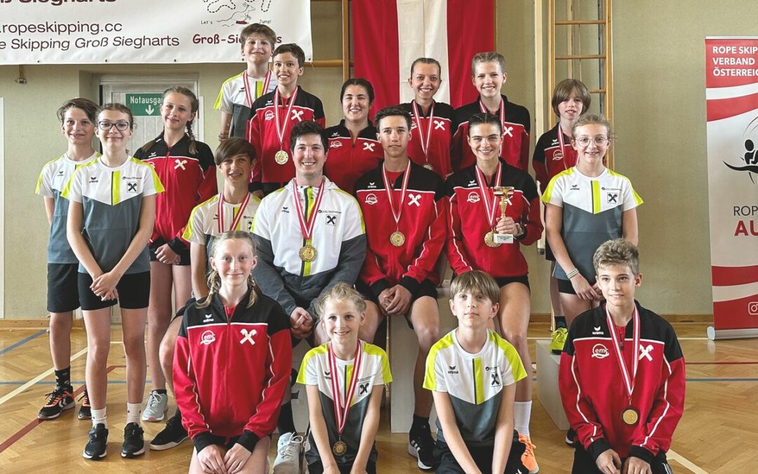 Rope Skipping-Meistertitel und neuer österr. Rekord