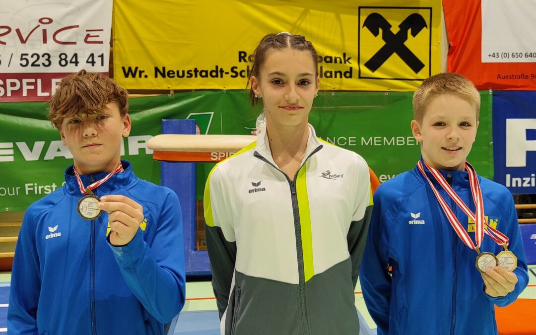 Gold und Bronze für Gymnastics Kunstturnhoffnungen!