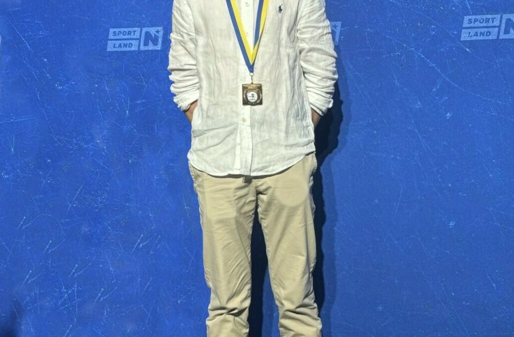 Gymnastics Kunstturner Matteo Schinkovich geehrt